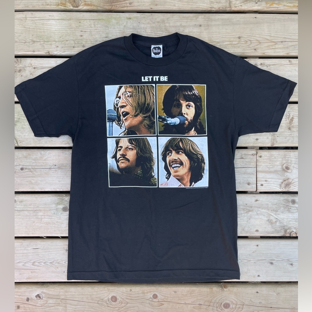 Vintage Apple Corp x Beatles “Let It Be” Tee, Like New, Size L